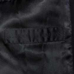 Pre Owned Alexander McQueen Black Rayon Double Breasted Blazer L