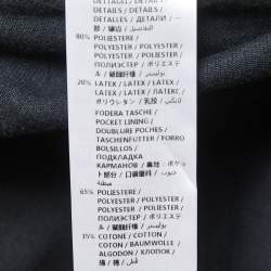 Pre Owned Alexander McQueen Black Denim Zip Detail Jeans M Waist 30" 