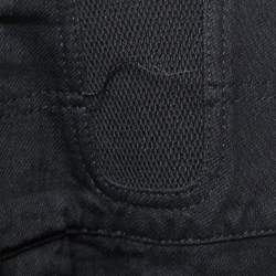 Pre Owned Alexander McQueen Black Denim Zip Detail Jeans M Waist 30" 