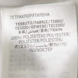 Pre Owned Alexander McQueen White Taffeta Flared Midi Skirt M