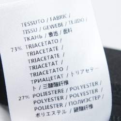 Pre Owned Alexander McQueen Black Crepe Elasticized Waist Drawstring Trousers S