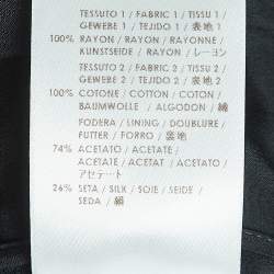 Pre Owned Alexander McQueen Black Pleated Crepe Sleeveless Midi Dress S