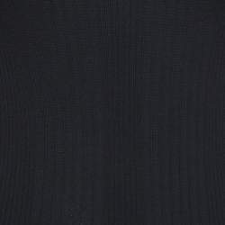 Alexander McQueen Black Wool Knit Visible Strap Mini Dress M