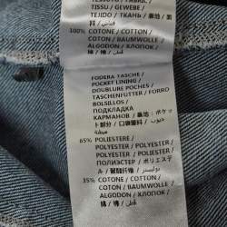 Alexander McQueen Blue Layered Denim Jacket M