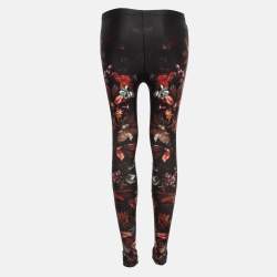Pre Owned Alexander McQueen Multicolor Floral Printed Jersey Legging S