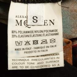 Pre Owned Alexander McQueen Multicolor Floral Printed Jersey Legging S