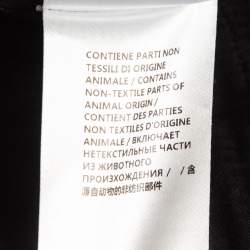 Pre Owned Alexander McQueen Black Wool Cropped Formal Trousers S