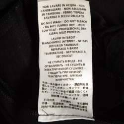 Pre Owned Alexander McQueen Black Wool Cropped Formal Trousers S