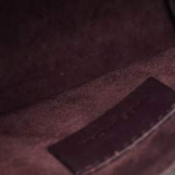 Alexander McQueen Dark Burgundy Leather Mini Heroine Satchel