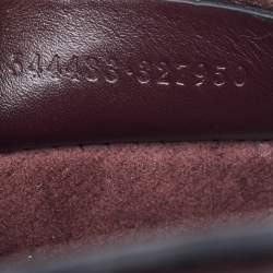 Alexander McQueen Dark Burgundy Leather Mini Heroine Satchel