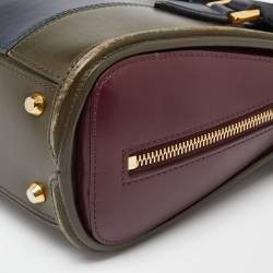 Pre Owned Alexander McQueen Multicolor Leather Mini Heroine Bag