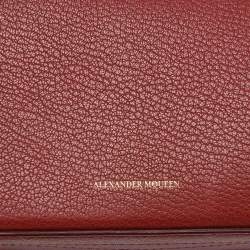 Alexander McQueen Brick Brown Leather Box Crossbody Bag