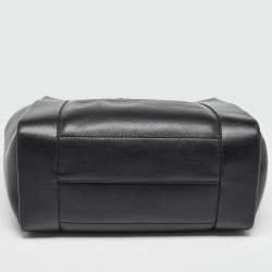 Alexander McQueen Black/Red Leather Signature Tote
