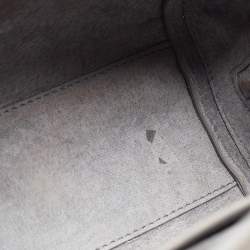 Alexander McQueen Grey Leather Mini Heroine Shoulder Bag