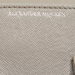 Alexander McQueen Grey Leather Mini Heroine Shoulder Bag