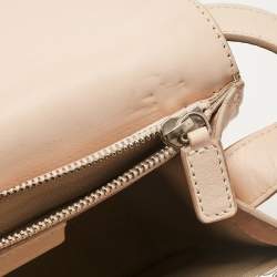 Alexander McQueen Blush Pink Python and Leather Skull Flap Bag