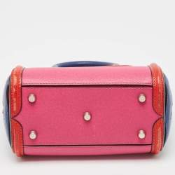 Alexander McQueen Multicolor Leather Mini Heroine Bag