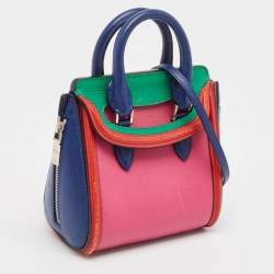 Alexander McQueen Multicolor Leather Mini Heroine Bag