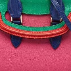 Alexander McQueen Multicolor Leather Mini Heroine Bag