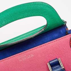 Alexander McQueen Multicolor Leather Mini Heroine Bag