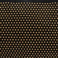Pre Owned Alexander McQueen Black Suede Studded Zip Pouch