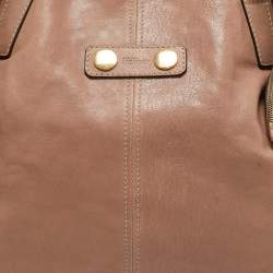Alexander McQueen Beige Leather Large Studded De Manta Tote