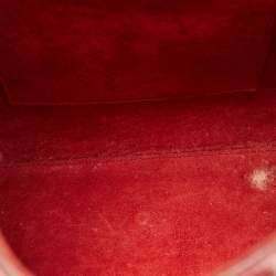 Alexander McQueen Red Lizard Heroine Satchel