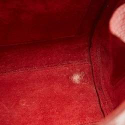 Alexander McQueen Red Lizard Heroine Satchel