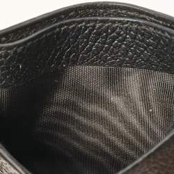 Alexander McQueen Black Leather Card Holder