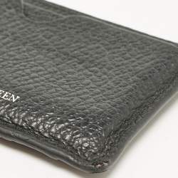 Alexander McQueen Black Leather Card Holder