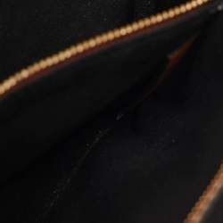 Pre Owned Alexander McQueen Brown Leather and Suede Flap Crossbody Bag