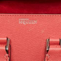 Alexander McQueen Pink Leather Mini Heroine Shoulder Bag