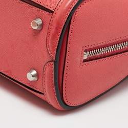 Alexander McQueen Pink Leather Mini Heroine Shoulder Bag