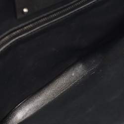 Pre Owned Alexander McQueen Black/Grey Kaleidoscope Print Fabric Oversized Squeeze It Clutch 