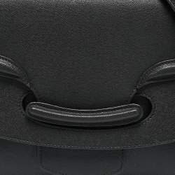 Pre Owned Alexander McQueen Black Leather Heroine Chain Shoulder Bag