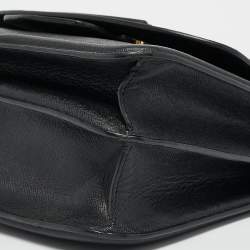 Pre Owned Alexander McQueen Black Leather Heroine Chain Shoulder Bag