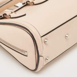 Alexander McQueen Beige Leather Mini Heroine Shoulder Bag