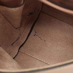 Alexander McQueen Beige Leather Mini Heroine Shoulder Bag