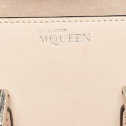 Alexander McQueen Beige Leather Mini Heroine Shoulder Bag