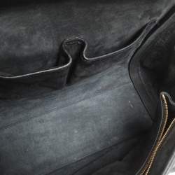 Alexander McQueen Black Leather Medium Heroine Satchel