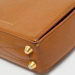 Alexander McQueen Tan Leather Box Bag