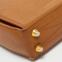 Alexander McQueen Tan Leather Box Bag