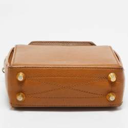 Alexander McQueen Tan Leather Box Bag