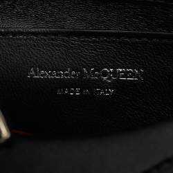 Alexander McQueen Black Leather The Curve Bucket Bag