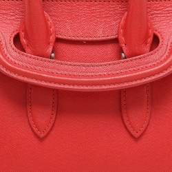 Alexander McQueen Red Leather Mini Heroine Satchel