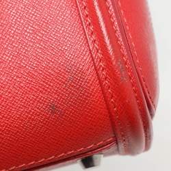 Alexander McQueen Red Leather Mini Heroine Satchel