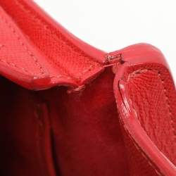 Alexander McQueen Red Leather Mini Heroine Satchel