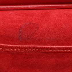 Alexander McQueen Red Leather Mini Heroine Satchel