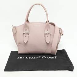 Pre Owned Alexander McQueen Pink Leather Small Legend Satchel