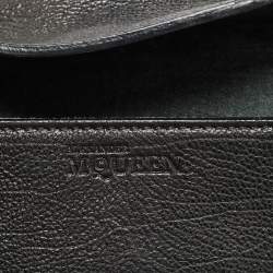 Pre Owned Alexander McQueen Black Leather Medium Heroine Satchel
